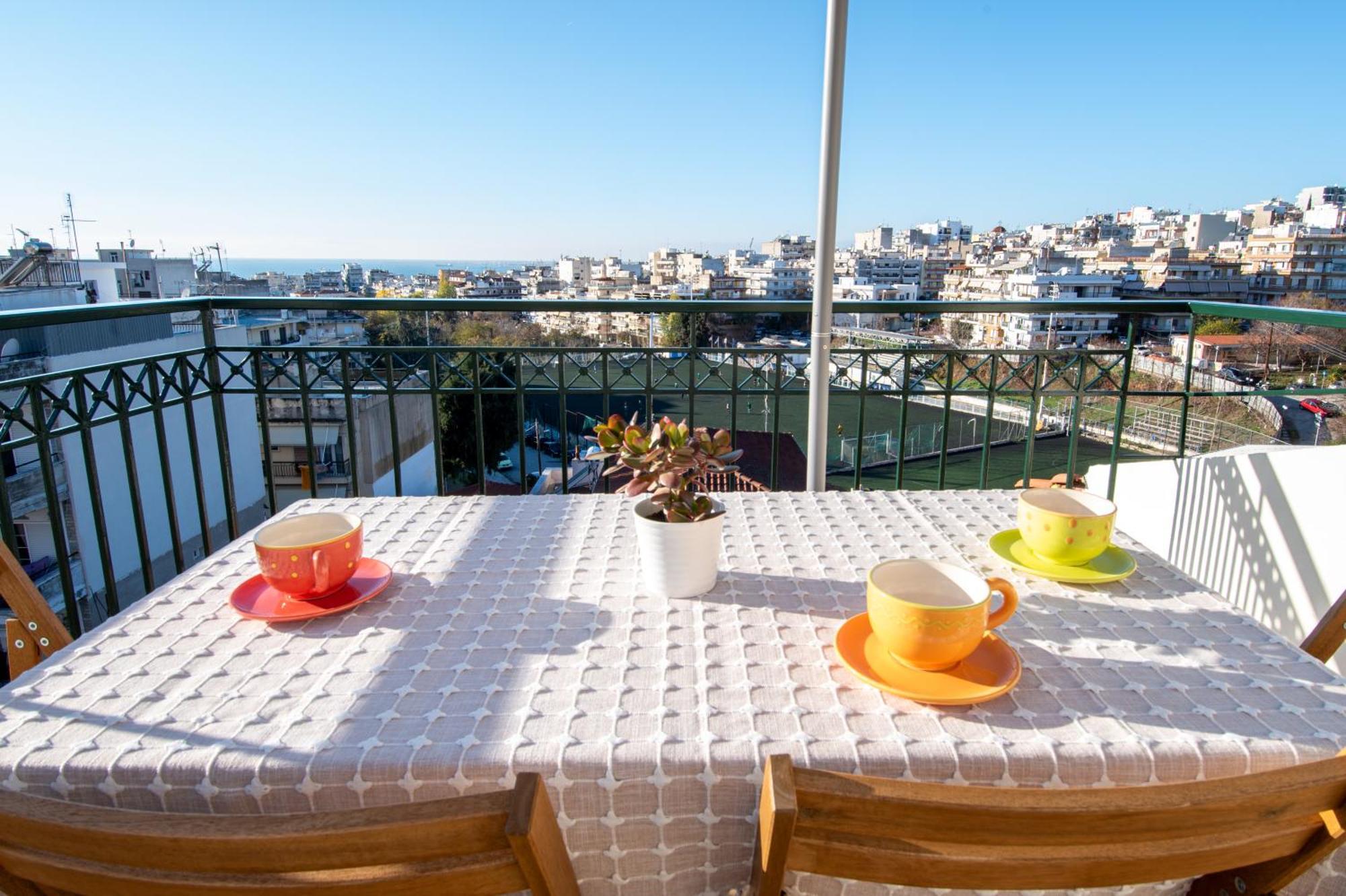 Sunset Rooftop Apartment Tesalónica Exterior foto